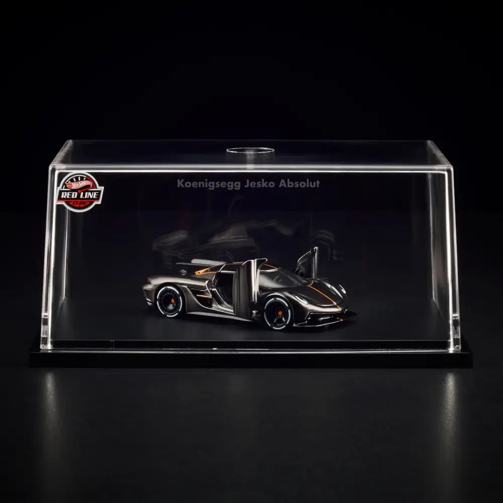 Hot Wheels RLC Koenigsegg Jesko Absolut Red Line Club Gablotka 1:64 - NOISEPLUG