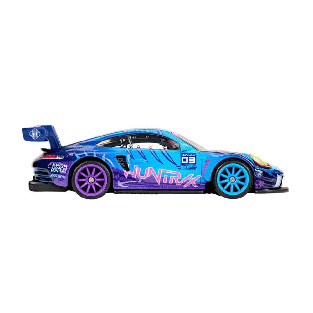 Hot Wheels KPop Demon Hunters Porsche 911 GT3 R (992) Derpy the Tiger