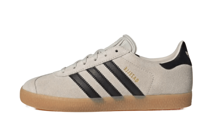 adidas Gazelle J Aluminium Core Black - NOISEPLUG