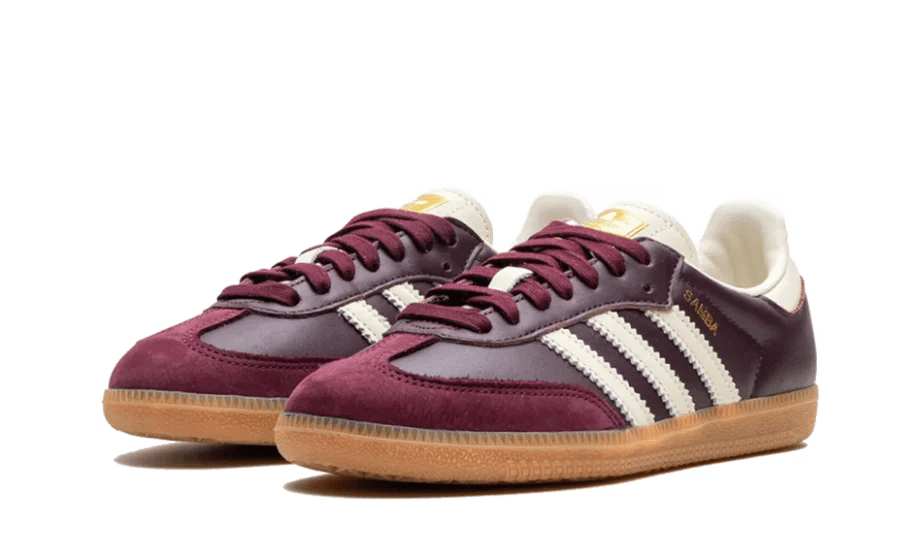 adidas Samba OG Maroon Gold Metallic - NOISEPLUG