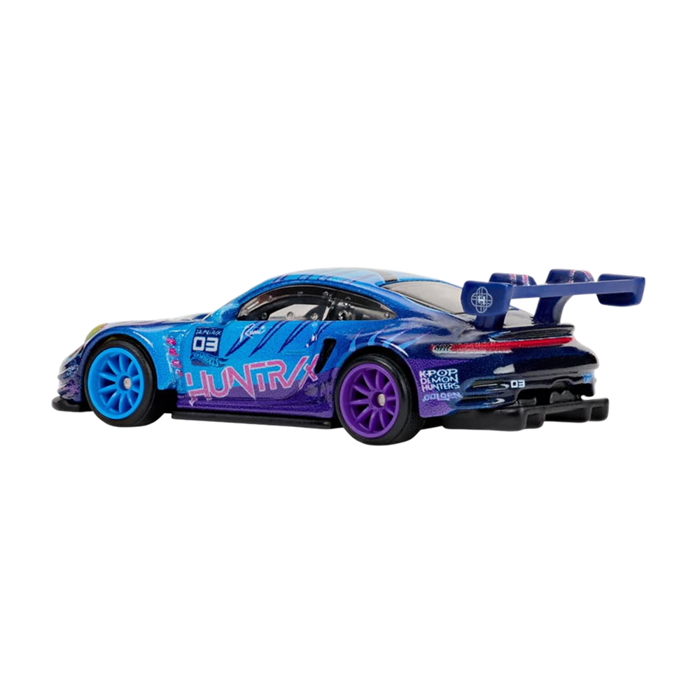 Hot Wheels KPop Demon Hunters Porsche 911 GT3 R (992) Derpy the Tiger - NOISEPLUG