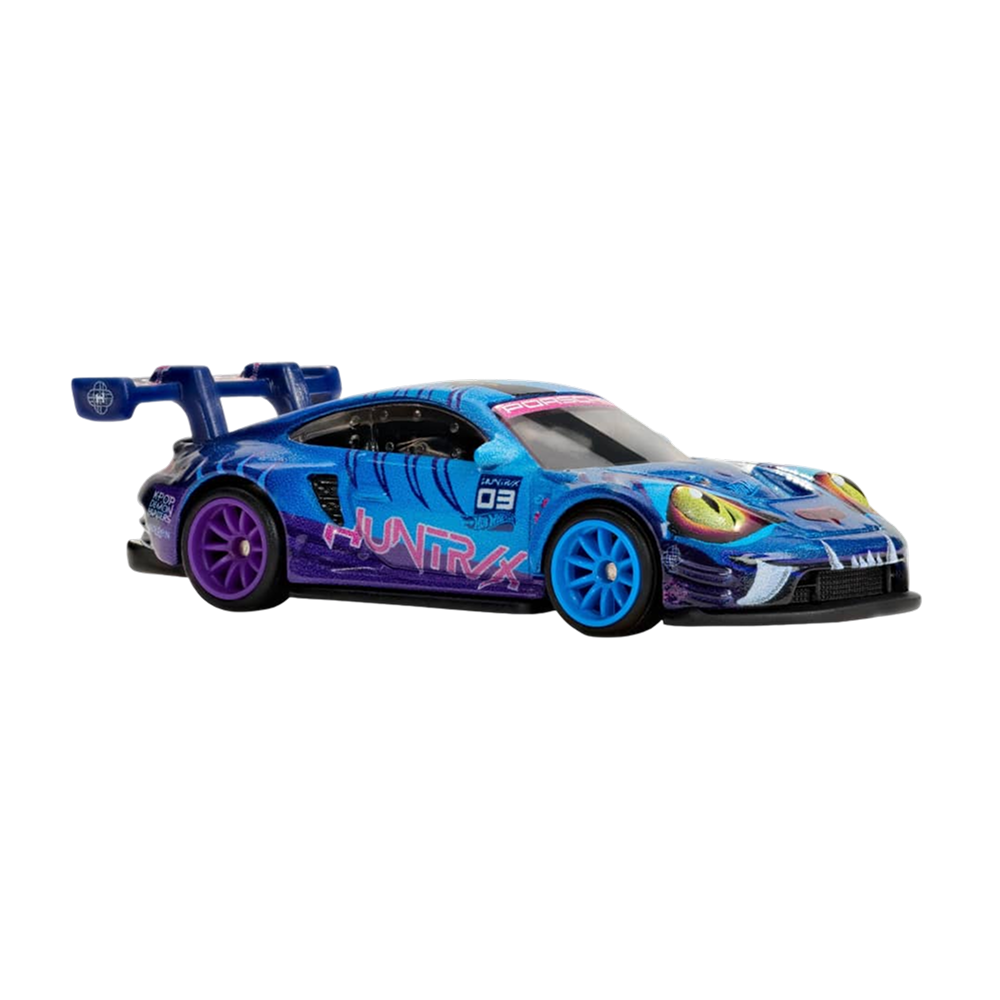 Hot Wheels KPop Demon Hunters Porsche 911 GT3 R (992) Derpy the Tiger - NOISEPLUG