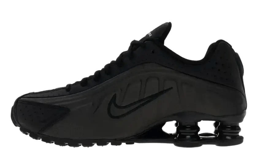 Nike Shox R4 Black Bright Crimson (GS) - NOISEPLUG