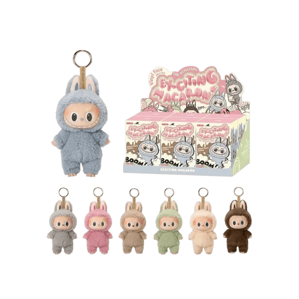 Pop Mart Labubu The Monster Exciting Macarons Vinyl Face Blindbox - NOISEPLUG