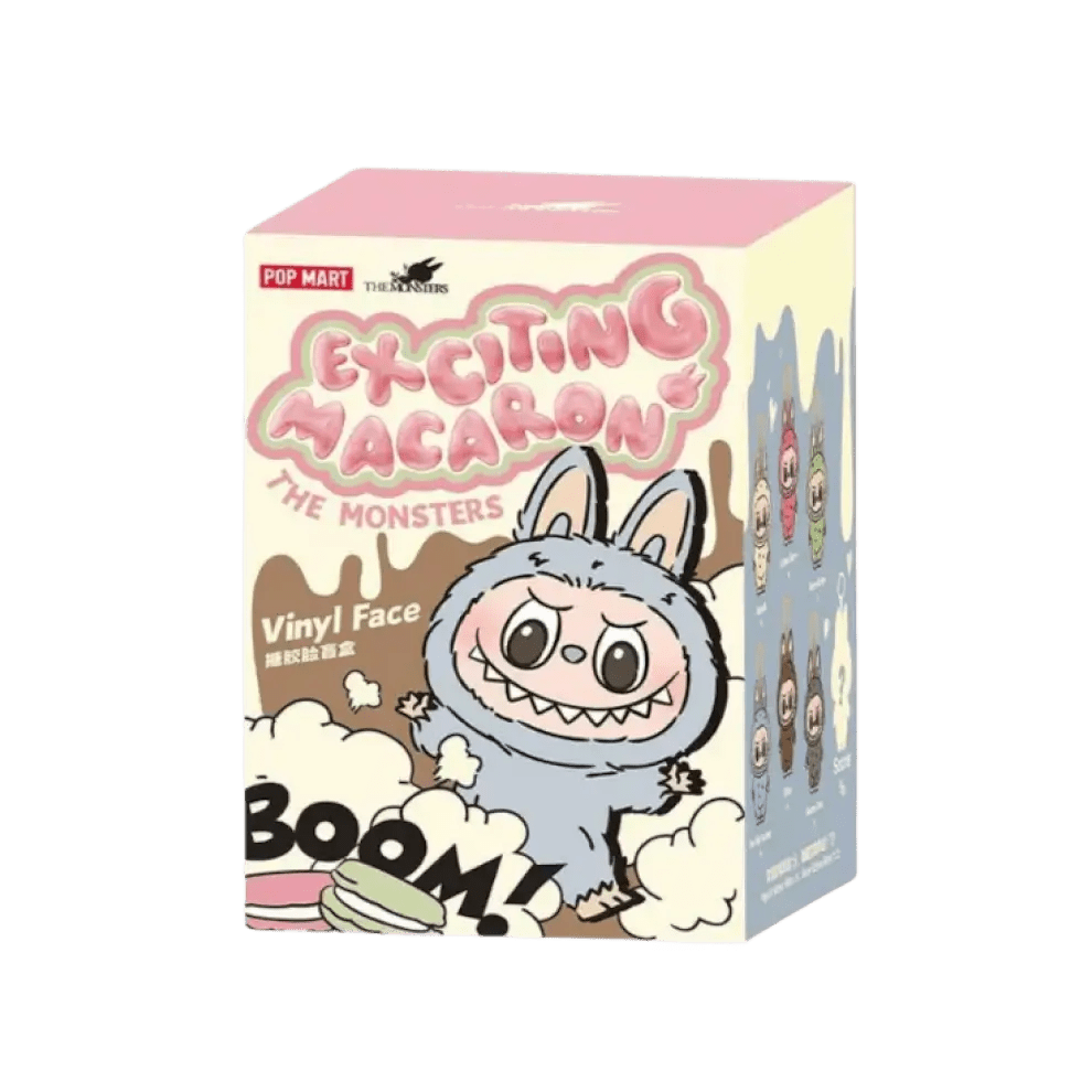 Pop Mart Labubu The Monster Exciting Macarons Vinyl Face Blindbox - NOISEPLUG
