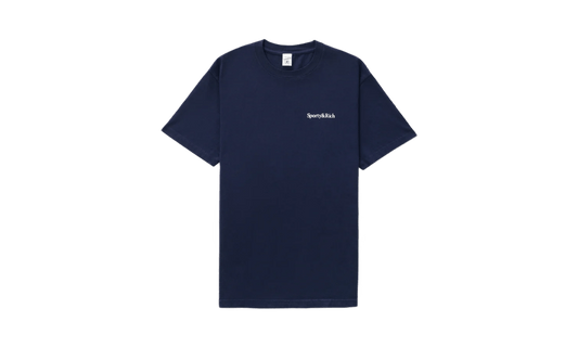 Sporty & Rich Health is Wealth Navy T - Shirt - NOISEPLUG