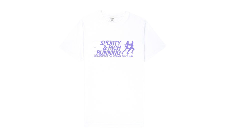 Sporty & Rich Running White T - Shirt - NOISEPLUG