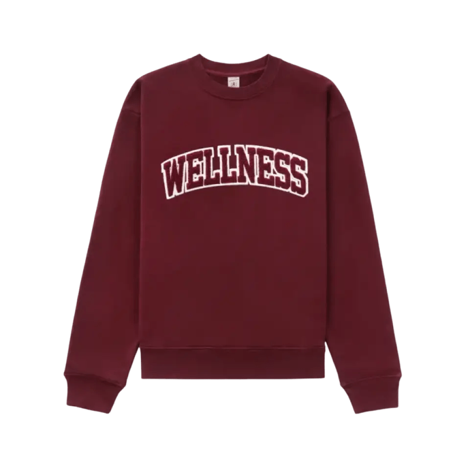 Sporty & Rich Wellness Bouclé Crewneck - NOISEPLUG