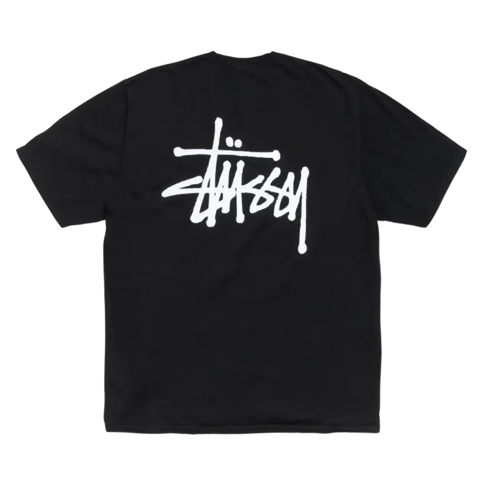 Stussy Basic Black Tee - NOISEPLUG