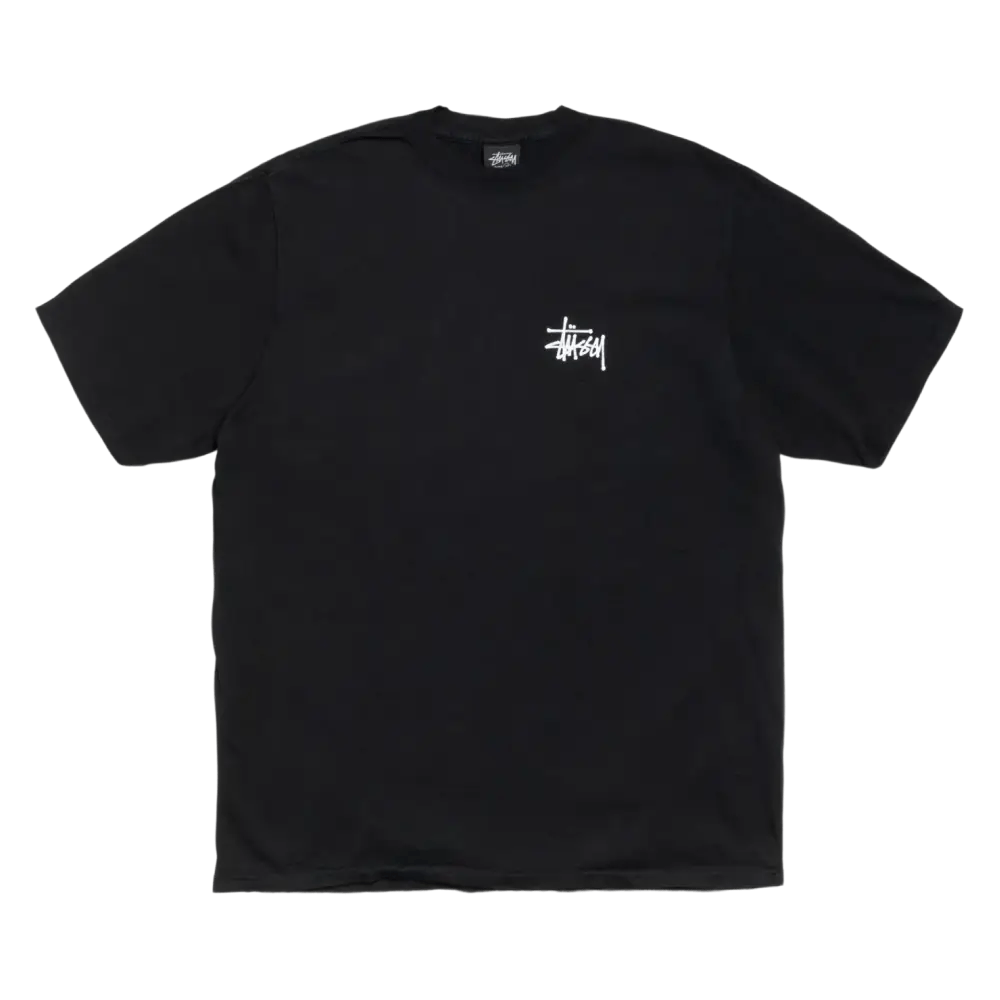 Stussy Basic Black Tee - NOISEPLUG