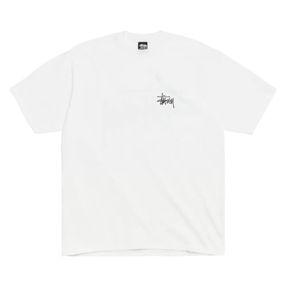 Stussy Basic White Tee - NOISEPLUG