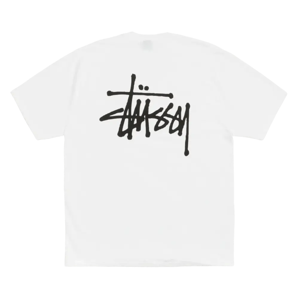 Stussy Basic White Tee - NOISEPLUG