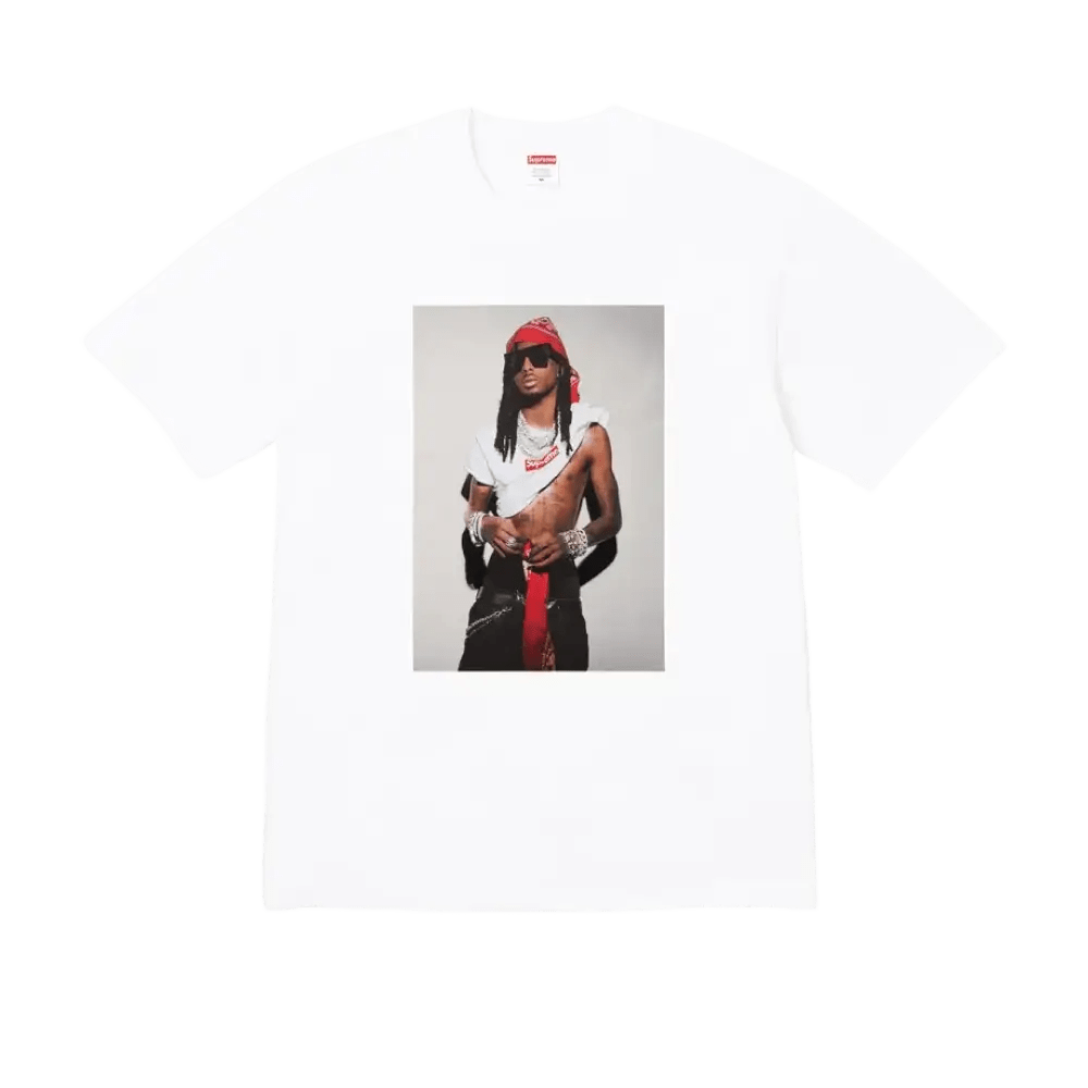 Supreme Playboi Carti Tee White - NOISEPLUG