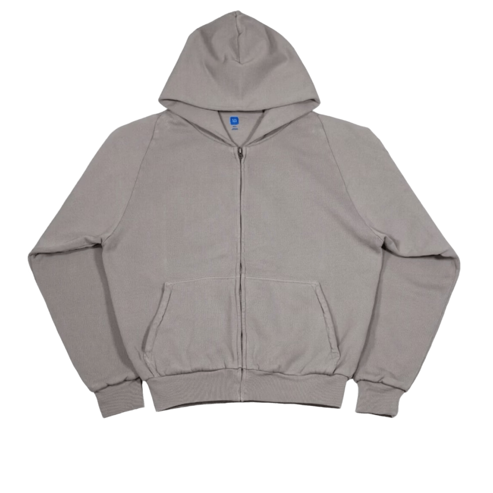 Yeezy x Gap Zip Hoodie Lightgrey - NOISEPLUG