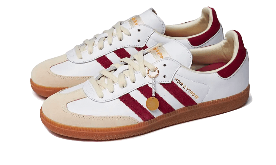 Adidas Samba Sporty & Rich White Collegiate Burgundy - NOISEPLUG