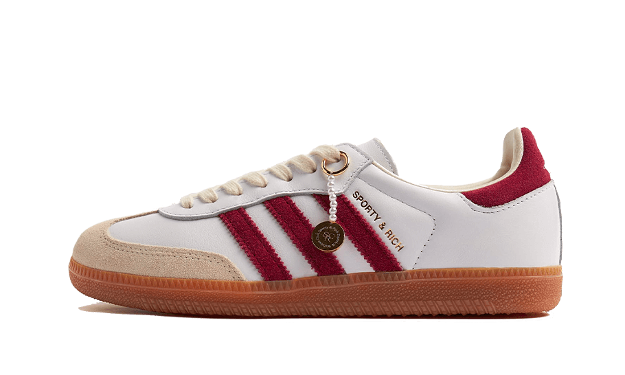 Adidas Samba Sporty & Rich White Collegiate Burgundy - NOISEPLUG