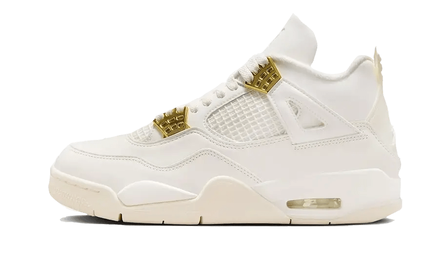 Air Jordan 4 Sail Metallic Gold - NOISEPLUG