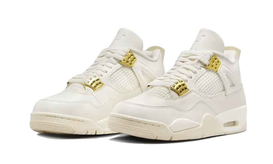 Air Jordan 4 Sail Metallic Gold - NOISEPLUG