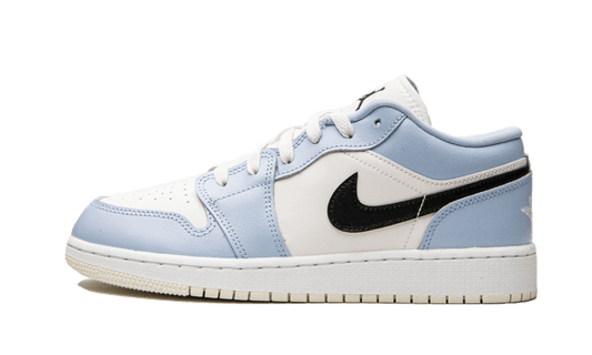 Jordan 1 Low Ice Blue Black (GS) - NOISE PLUG