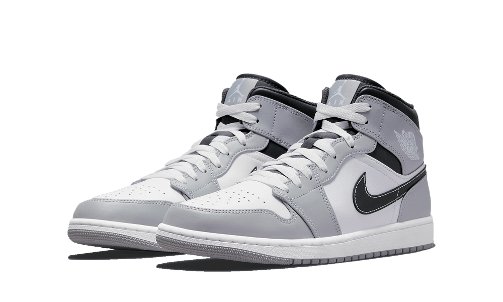 Jordan 1 Mid Light Smoke Grey Anthracite - NOISE PLUG