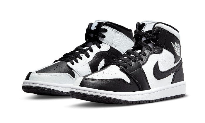 Jordan 1 Mid Split Black White Homage (W) - NOISE PLUG