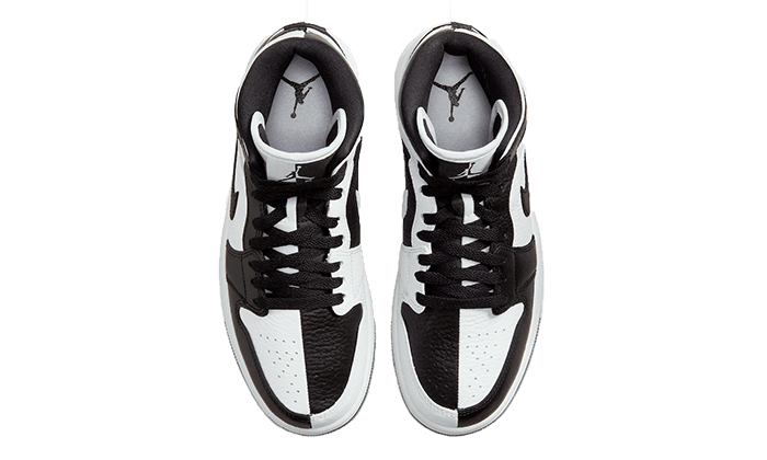 Jordan 1 Mid Split Black White Homage (W) - NOISE PLUG