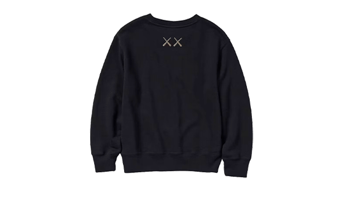 Kaws x Uniqlo Black Sweatshirt - NOISEPLUG