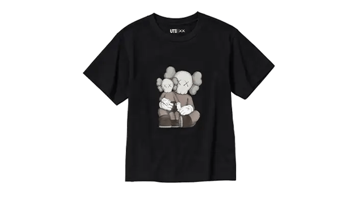 Kaws x Uniqlo Black Tee - NOISEPLUG