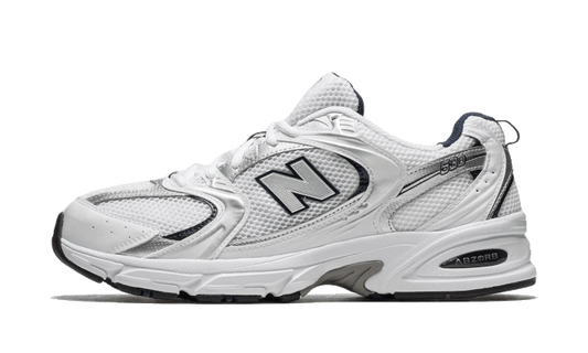 New Balance 530 White Silver Navy - NOISE PLUG