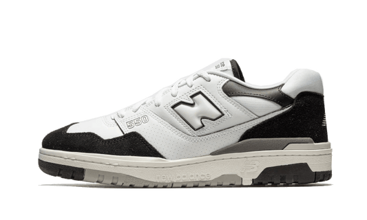 New Balance 550 White Black Rain Cloud - NOISE PLUG