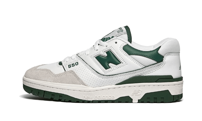 New Balance 550 White Green - NOISE PLUG