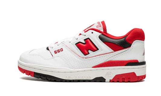 New Balance 550 White Red - NOISE PLUG