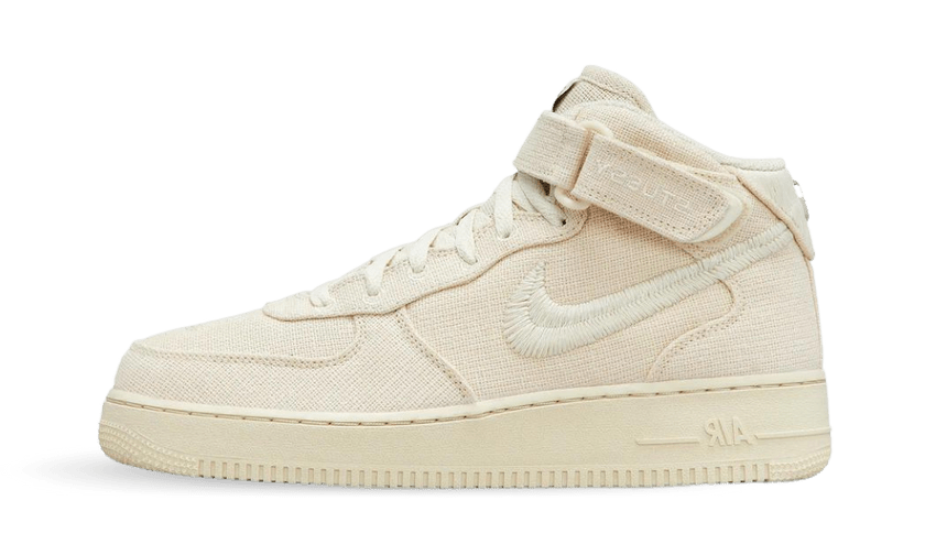 Nike Air Force 1 Mid Stussy Fossil - NOISE PLUG