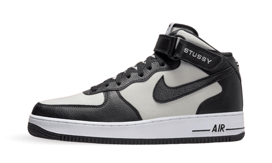 Nike Air Force 1 Mid Stussy Light Bone Black - NOISE PLUG