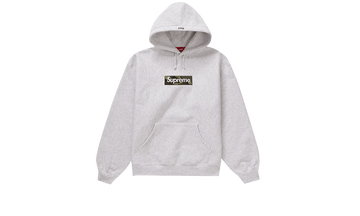 Supreme Box Logo Hoodie Ash Grey (FW23)